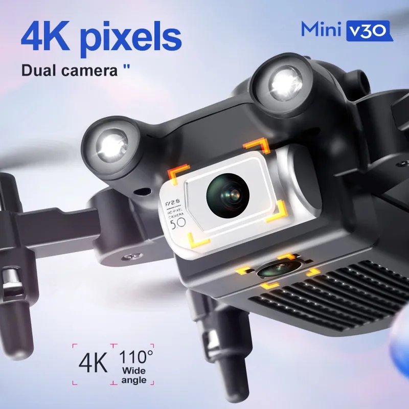 Mini V30 WiFi  With 4K HD Dual - огляд і ціна Rc Helicopter Mini