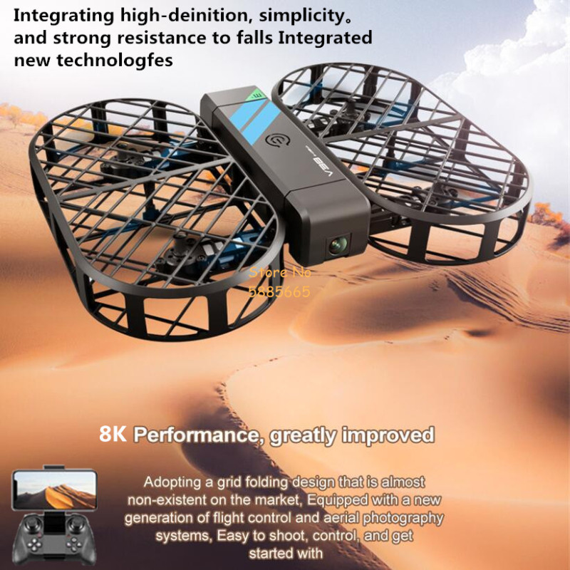 8K HD Camera 360° Protection O - огляд і ціна Rc Helicopter Mini