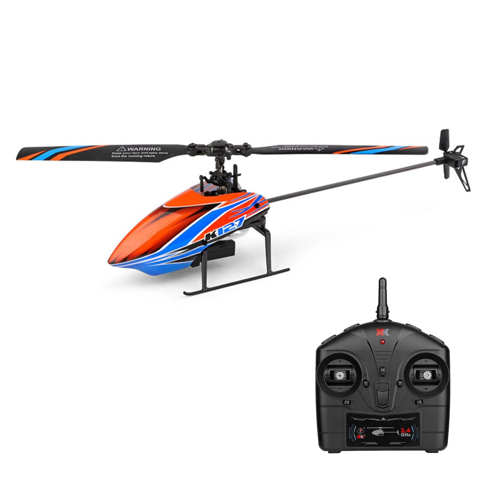 WLtoys XK K127 4CH 6-axis Gyro - огляд і ціна Rc Helicopter Nitro